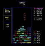 tt blocks with colour (Konsole)